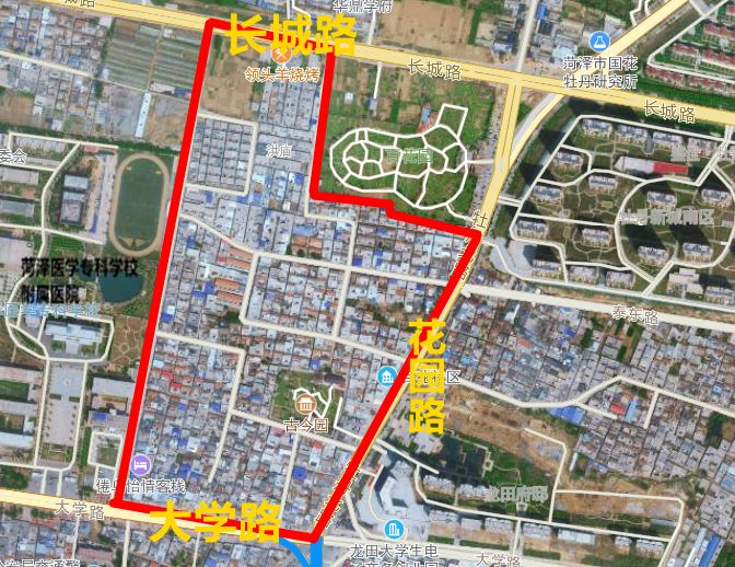 菏泽两大地块将被征收下周开签补偿协议涉及大学路花园路天香路