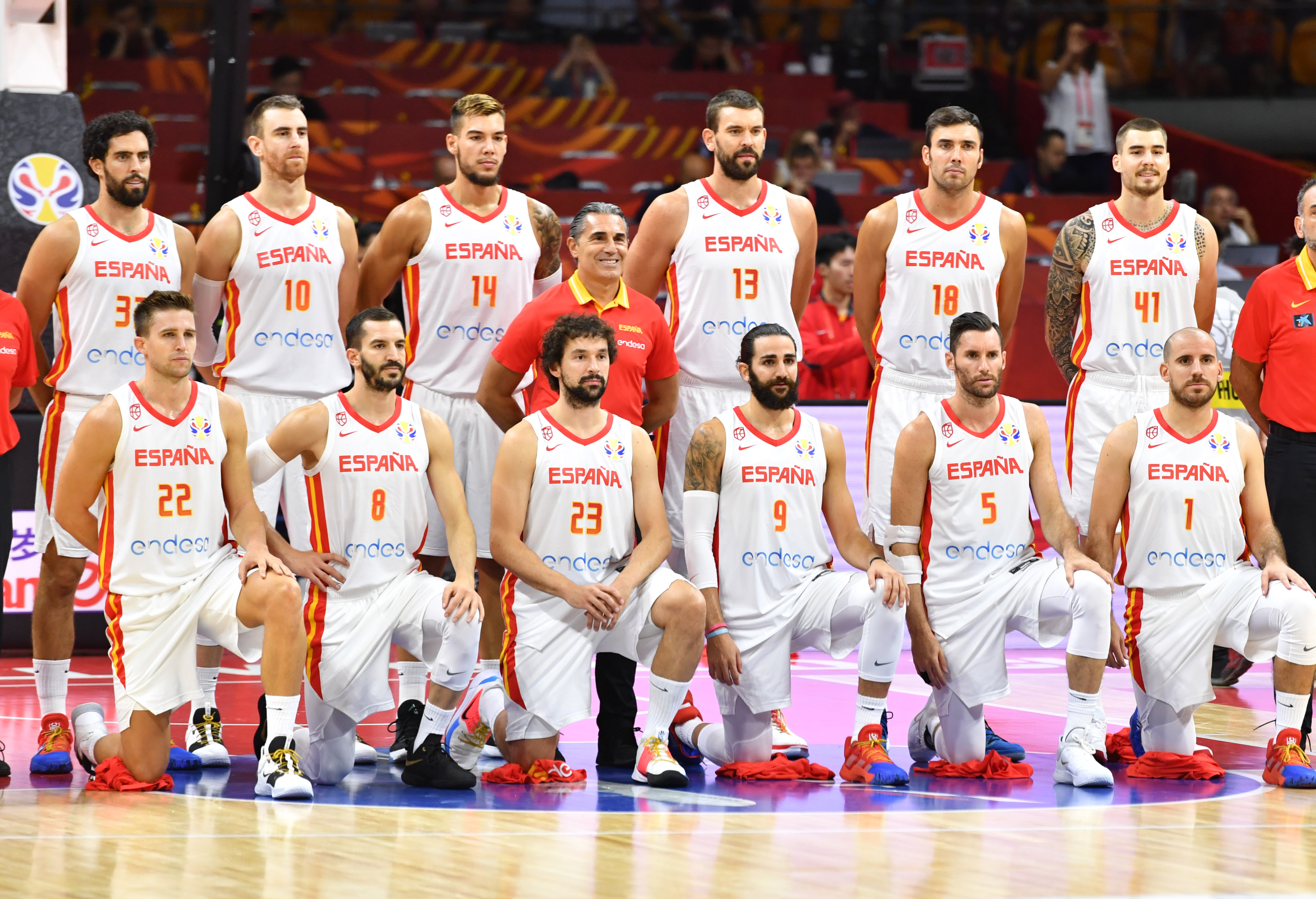 篮球——小组赛：西班牙队对阵突尼斯队