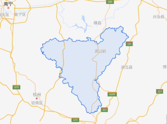 钦州市灵山县人口_钦州市灵山县地图