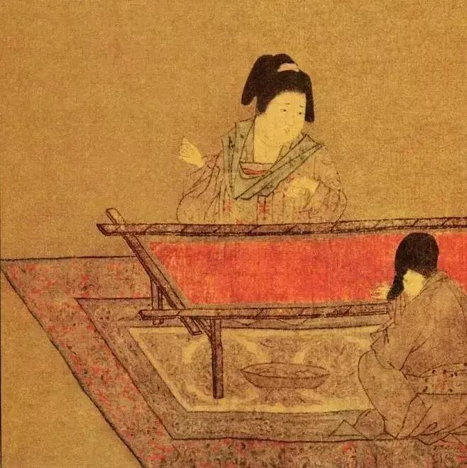 《挥扇仕女图》局部 返回搜