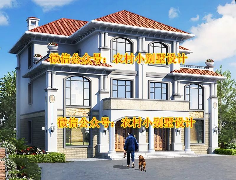 2019年最新11款农村兄弟双拼别墅图纸,秒村里的小别墅,建回家非常有