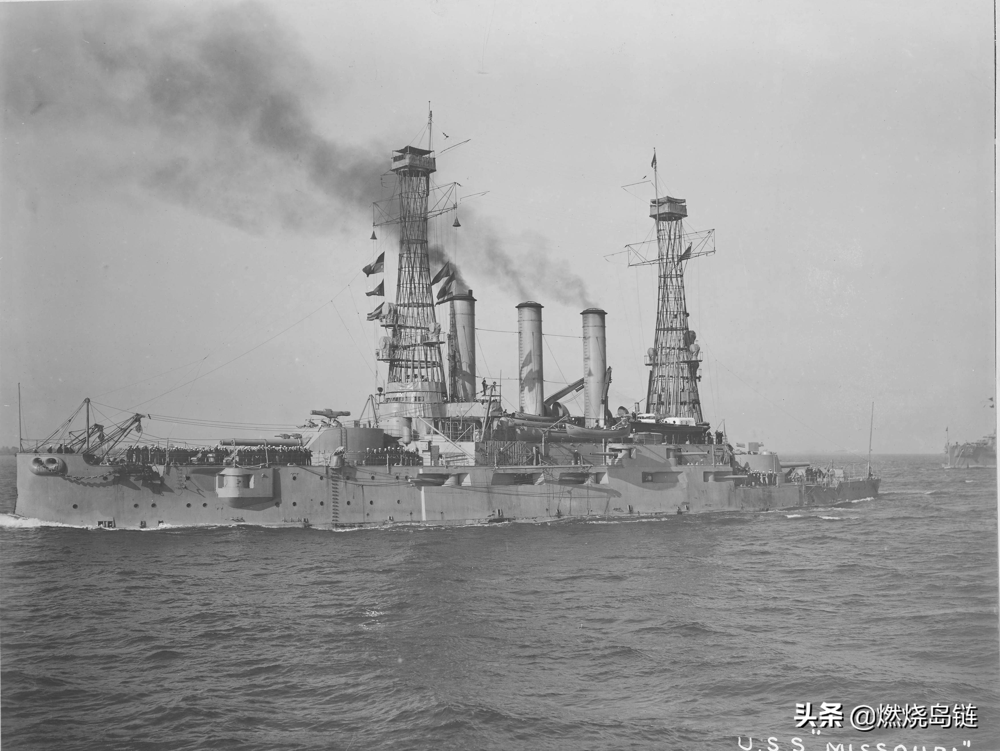 美帝海军的前无畏舰时代bb10缅因级战列舰