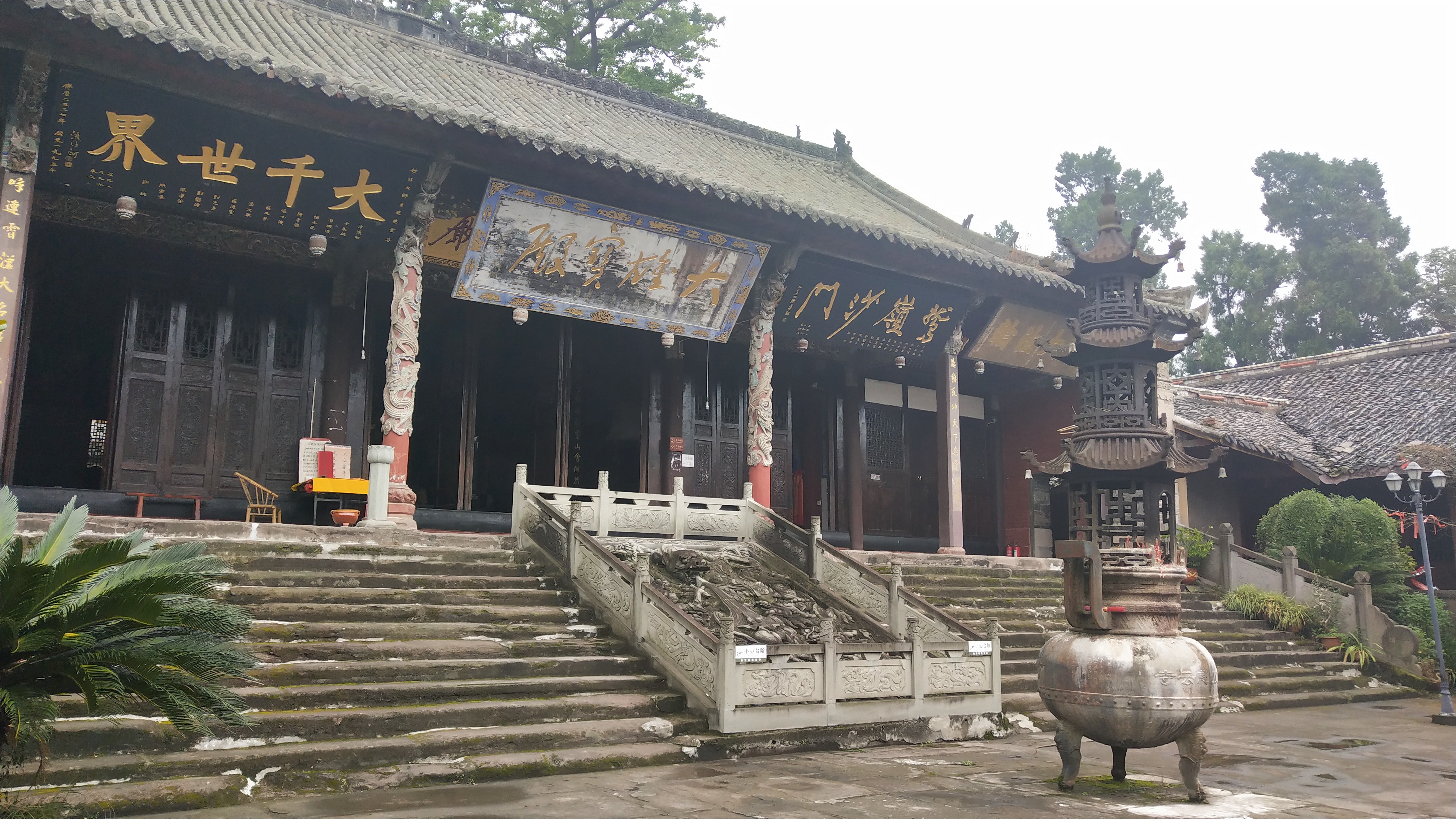 四川千年古寺慈云寺,悠秀自在游,人少景幽静