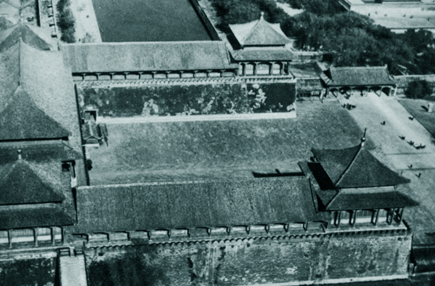 1930年,空中俯瞰午门.