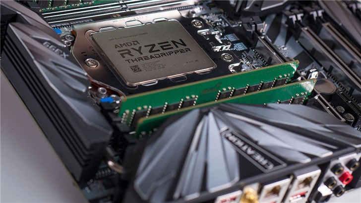 AMD7nm线程撕裂者跑分曝光：32核/最高4.2GHz，比2990WX快30%