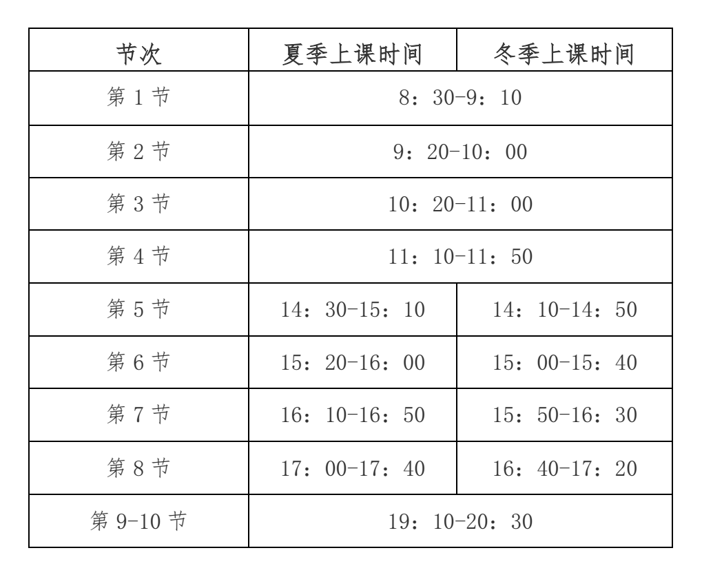 轨道学院全体师生,上课时间表来了!(附:安全返校指南