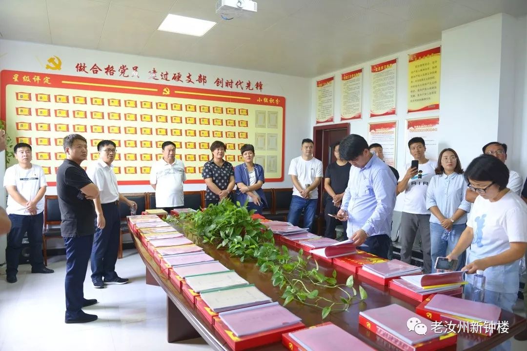 周口市沈丘县卞路口乡考察团到钟楼街道观摩