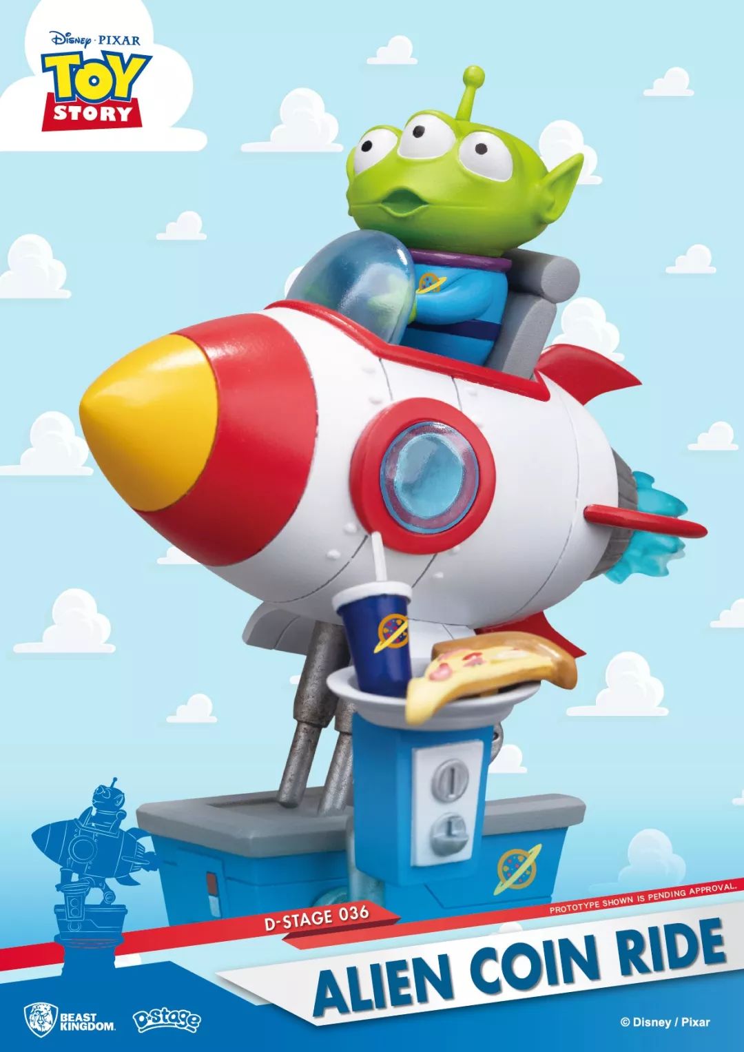 野兽王国「梦.精选」(d-stage)推出首款玩具总动员摇摇车系列.