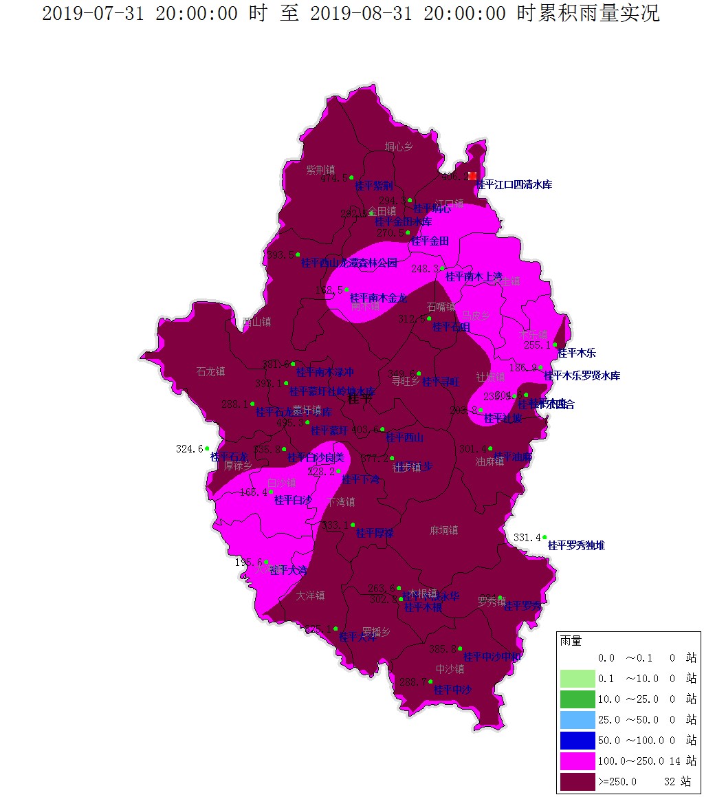 桂平市2019年9月天气气候趋势预测