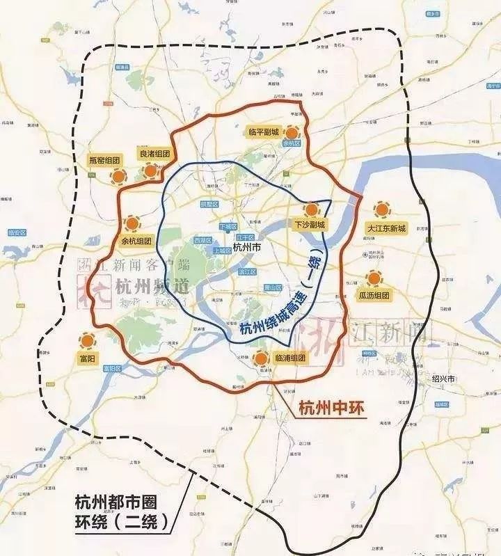 杭州二绕预计2020年通车!这条"中环"线,串起临平,瓶窑