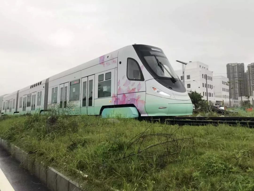 第一现场!高明有轨电车开启动车调试!