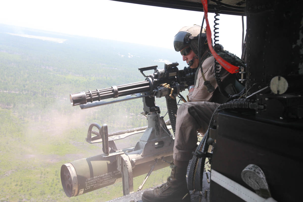 美军武器m134gau17加特林机枪