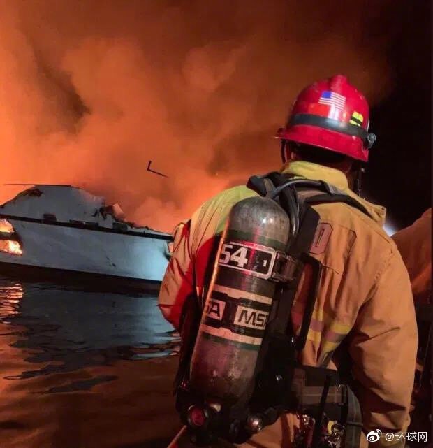 英媒：加利福尼亚着火船只被视为“犯罪现场”，已有5人获救