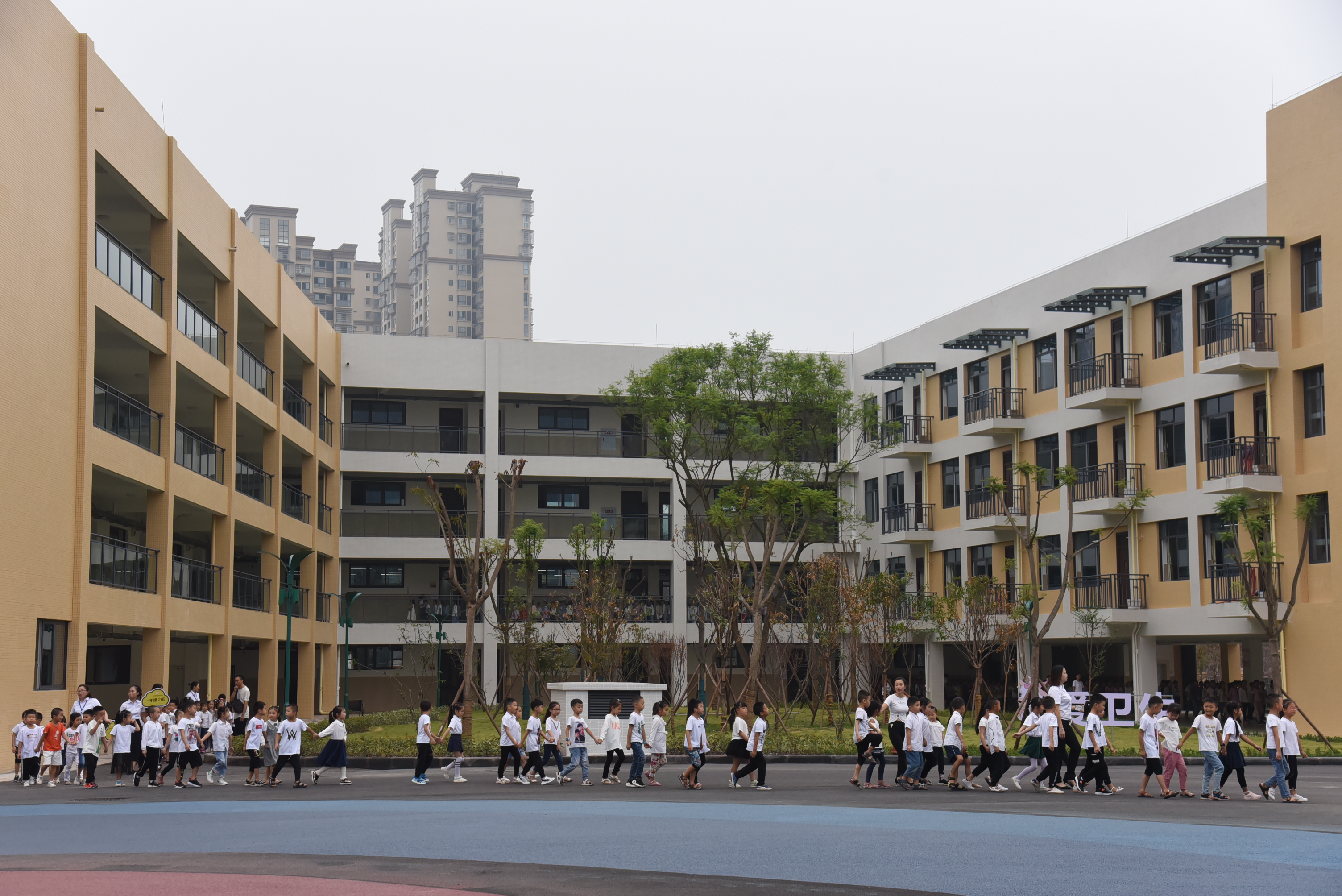 新添一所小学内江经开区实验学校开学啦