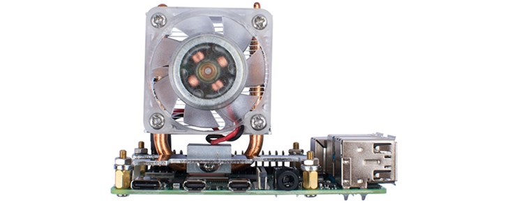 厂商为树莓派4开发“小冰塔”散热器：单铜管，4cmRGB小风扇