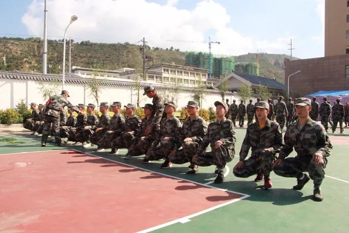 静宁县2019年度预定新兵完成役前教育训练