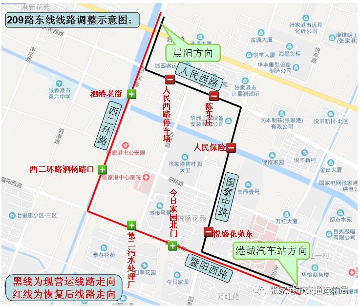 公交225路,209路东线线路变动