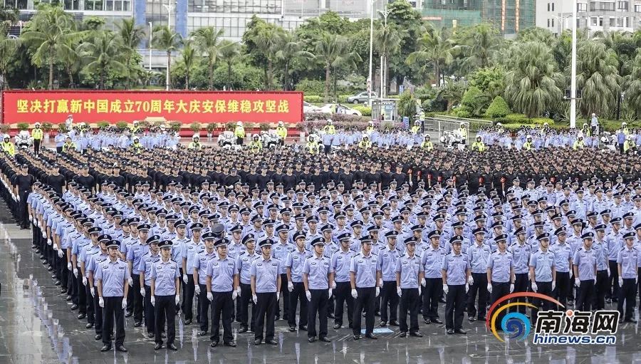 震撼海南全警实战大练兵3000多名警察参战超燃视频大图在这里