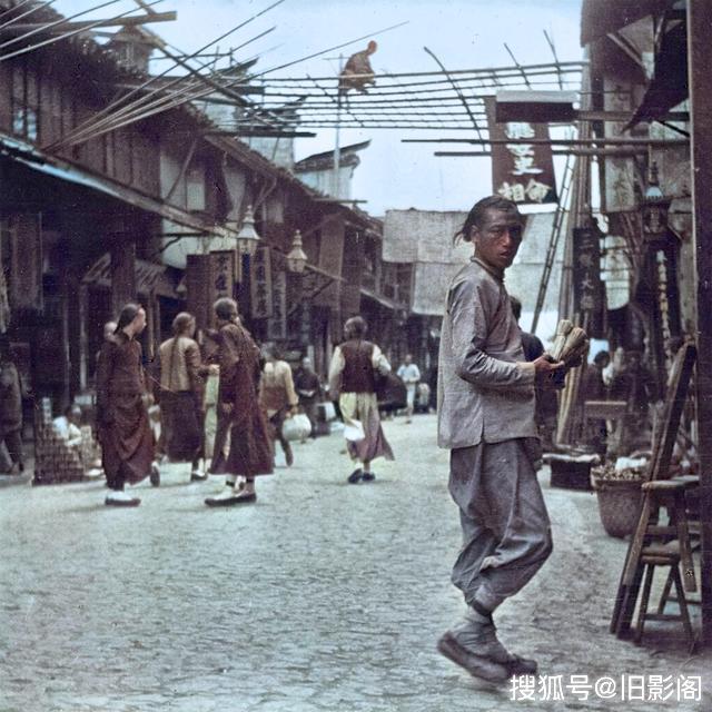 杭州旧影1908年，江南水乡百姓生活