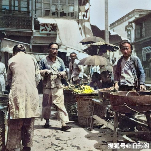 杭州旧影1908年，江南水乡百姓生活