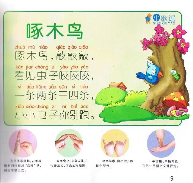 幼儿园手指歌简谱_幼儿园老师教的手指歌,好Q ??