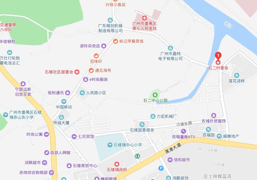 番禺石楼镇人口_番禺石楼镇地图