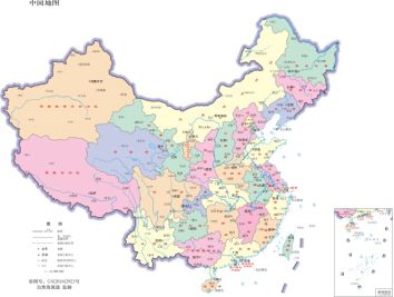 标准中国地图 那么,测绘法是什么? 国家版图是什么?