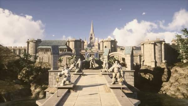 玩家虚幻4引擎重制《WOW》暴风城高清画质的宏伟主城