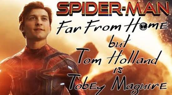 网友恶搞托比·马奎尔入侵《蜘蛛侠：英雄远征》