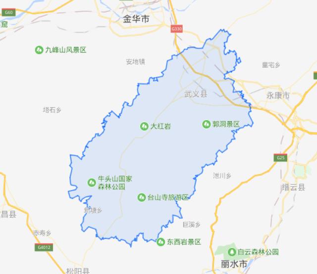 浙江省金华市人口_浙江省金华市地图