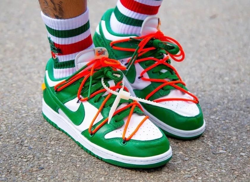 all green dunks