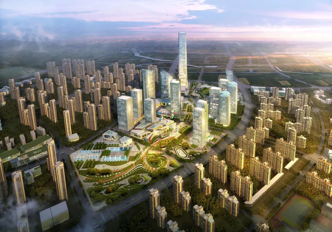南京青龙山国际生态新城效果图以城市运营项目为主要载体,中国金茂