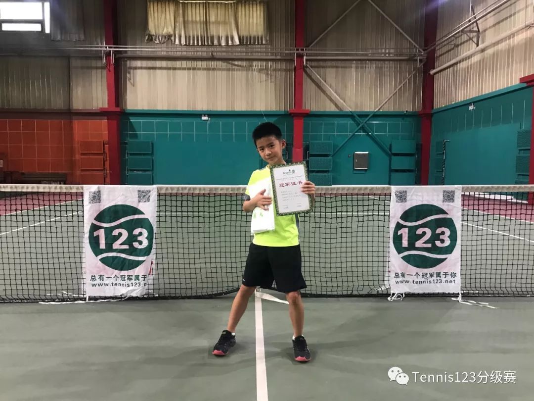 tennis123一周冠军总览暑假最后一周向冠军冲刺