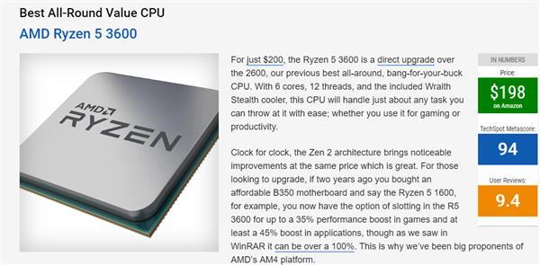 2019年最佳CPU推荐酷睿i9-9900K/锐龙93900X亮了