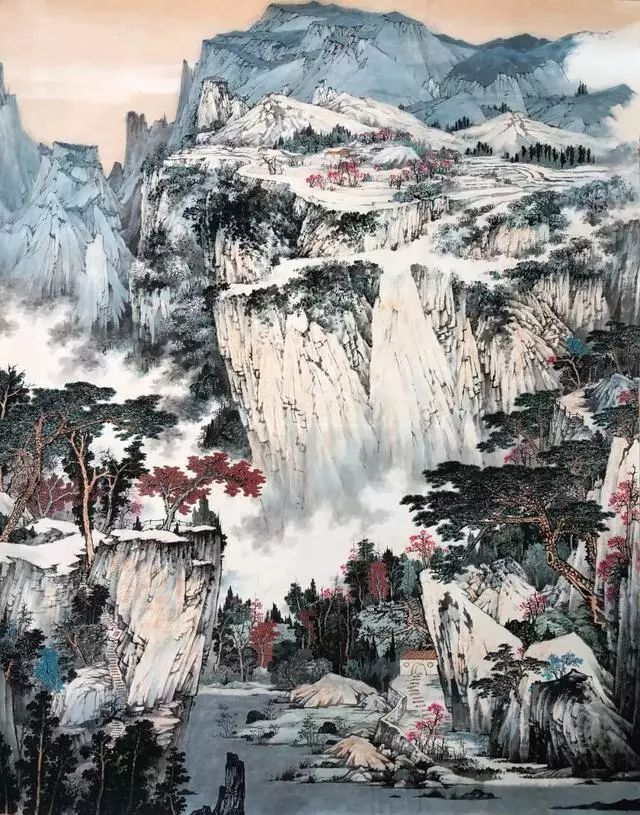 【艺术世界】中国国家画院在站博士后,常潇山水画作品