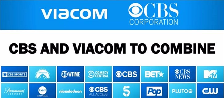美国两大媒体巨头CBS与Viacom宣布合并：拥有全美最大电视业务