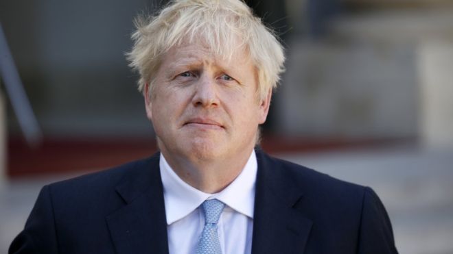 英国首相约翰逊(图源:bbc)