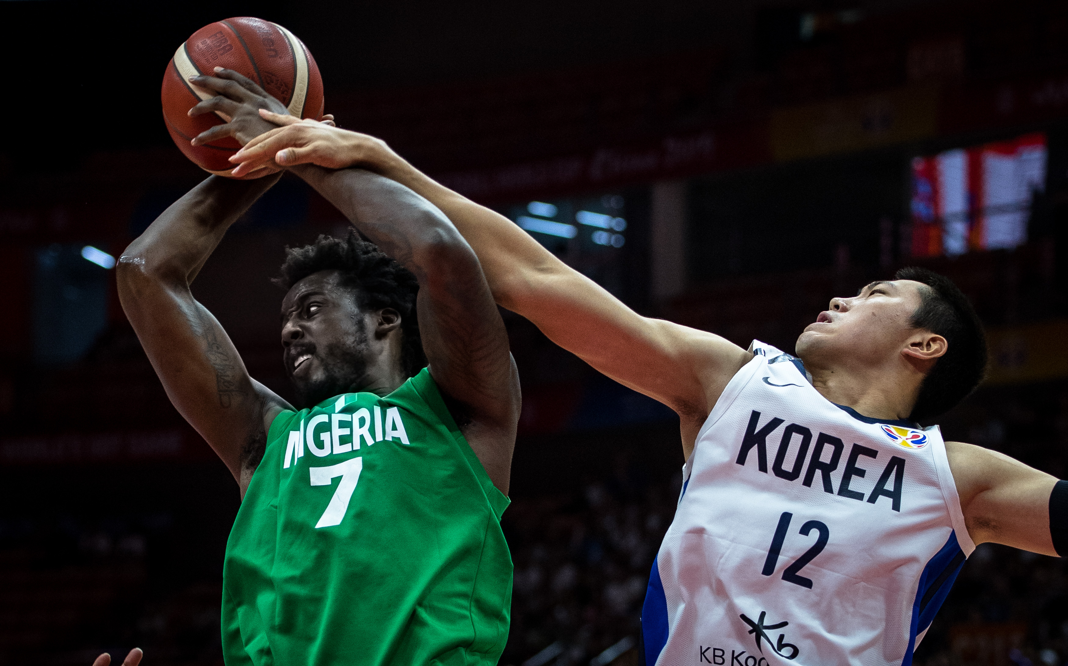 篮球——小组赛:尼日利亚队胜韩国队