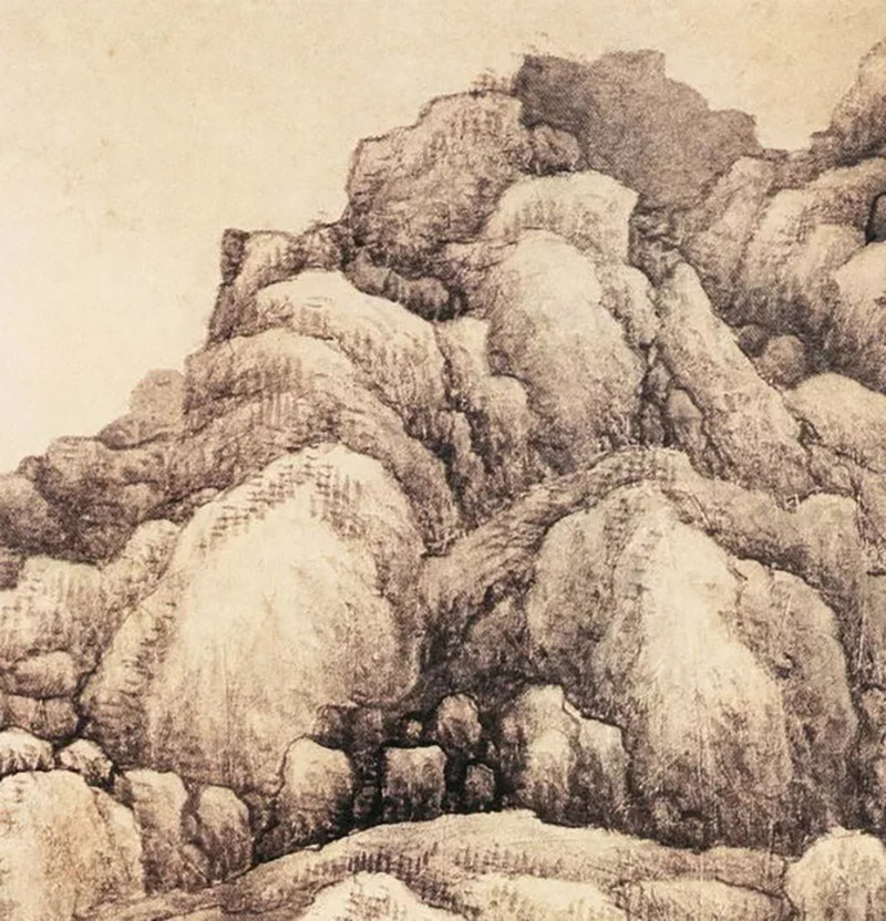 图上自识"木叶丹黄何处边,楼头高坐即神仙.