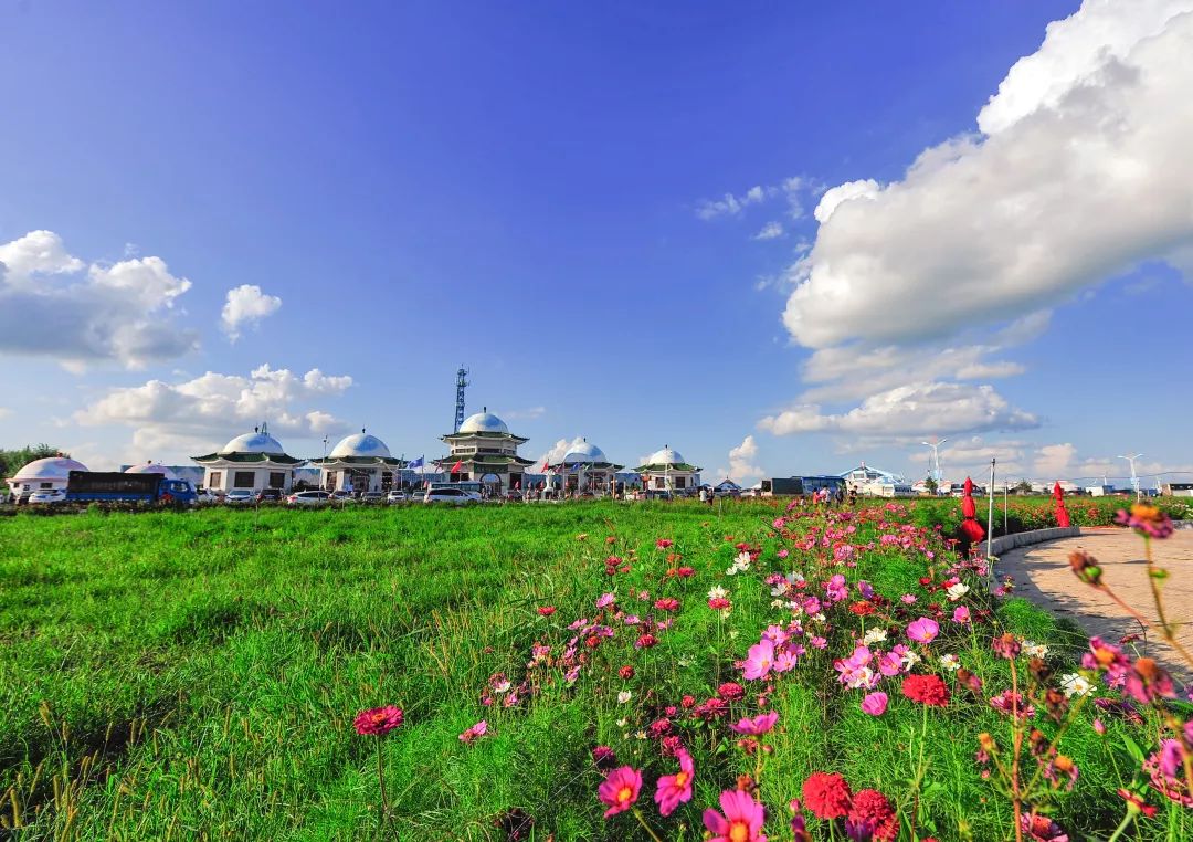 草原旅游地 美韵珠日河