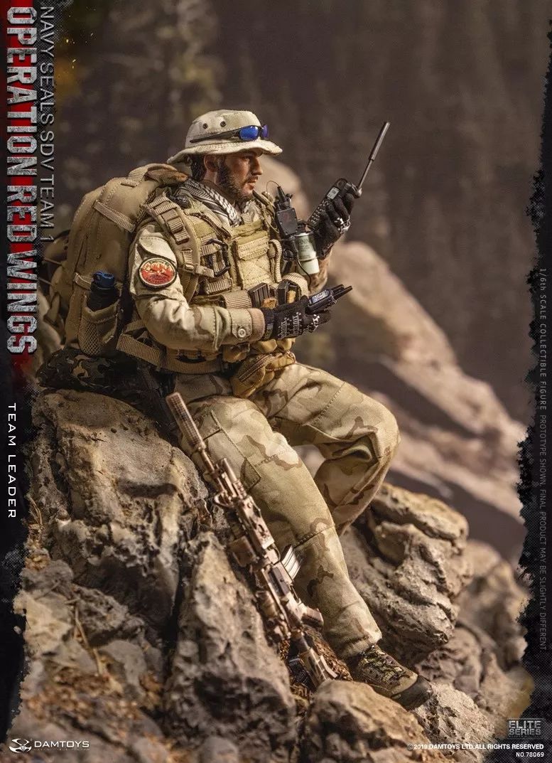 新品预定 damtoys 1/6 红翼行动 -海豹特种部队第一运输载具大队-队长