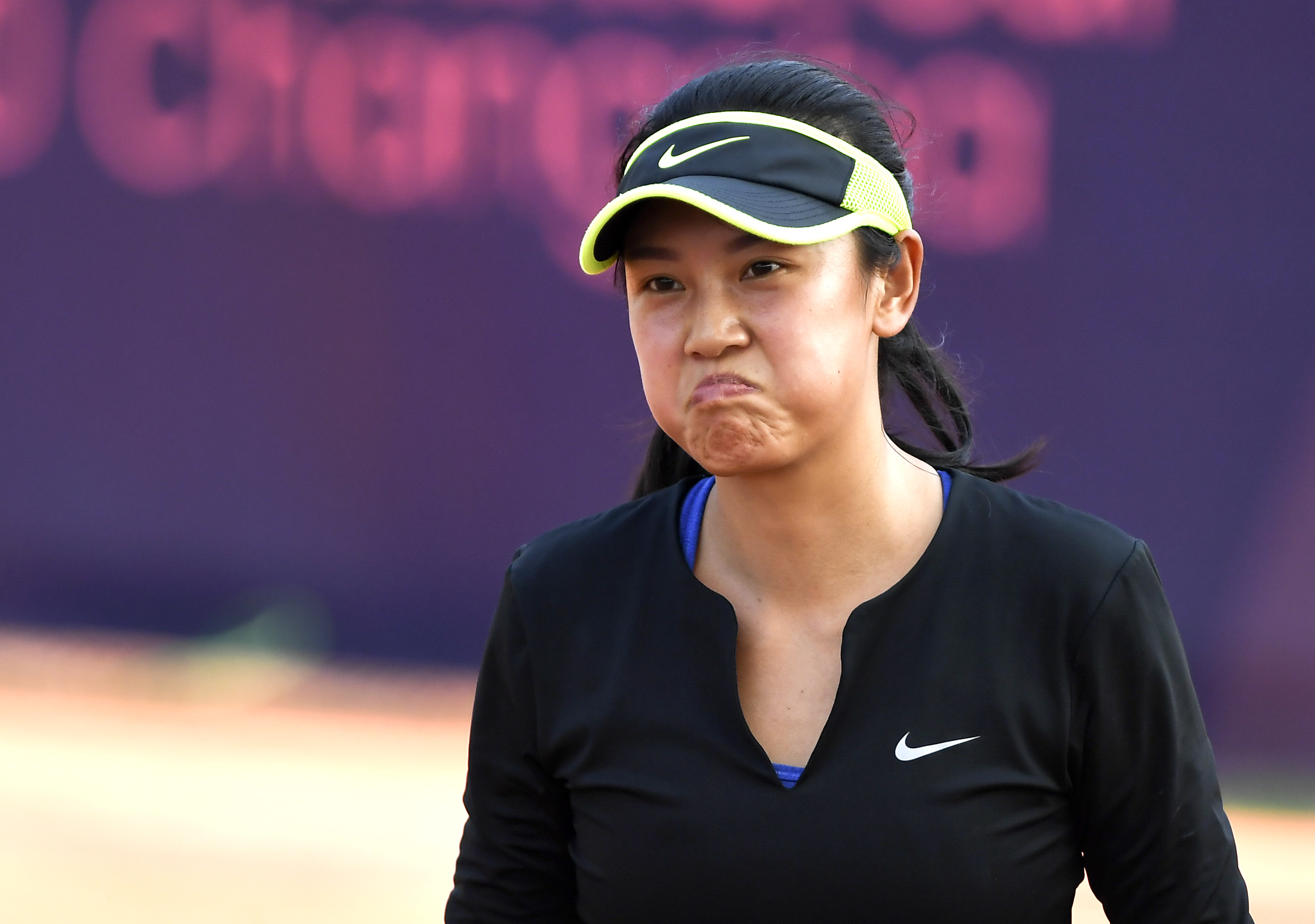 网球——ITF女子巡回赛·长沙望城站：赵倩倩首轮遭淘汰