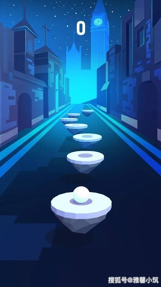 谈球吧体育音乐跑酷手游《Hop Ball 3D》打造音乐动感“跳一跳”(图2)