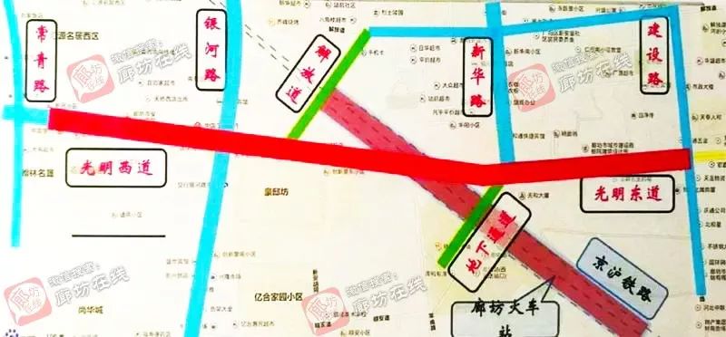 廊坊一座大型跨铁路立交桥,本月开工!