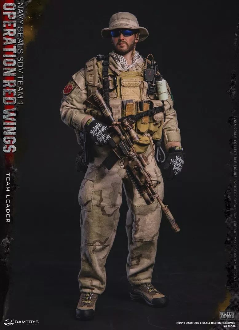 新品预定 damtoys 1/6 红翼行动 -海豹特种部队第一运输载具大队-队长