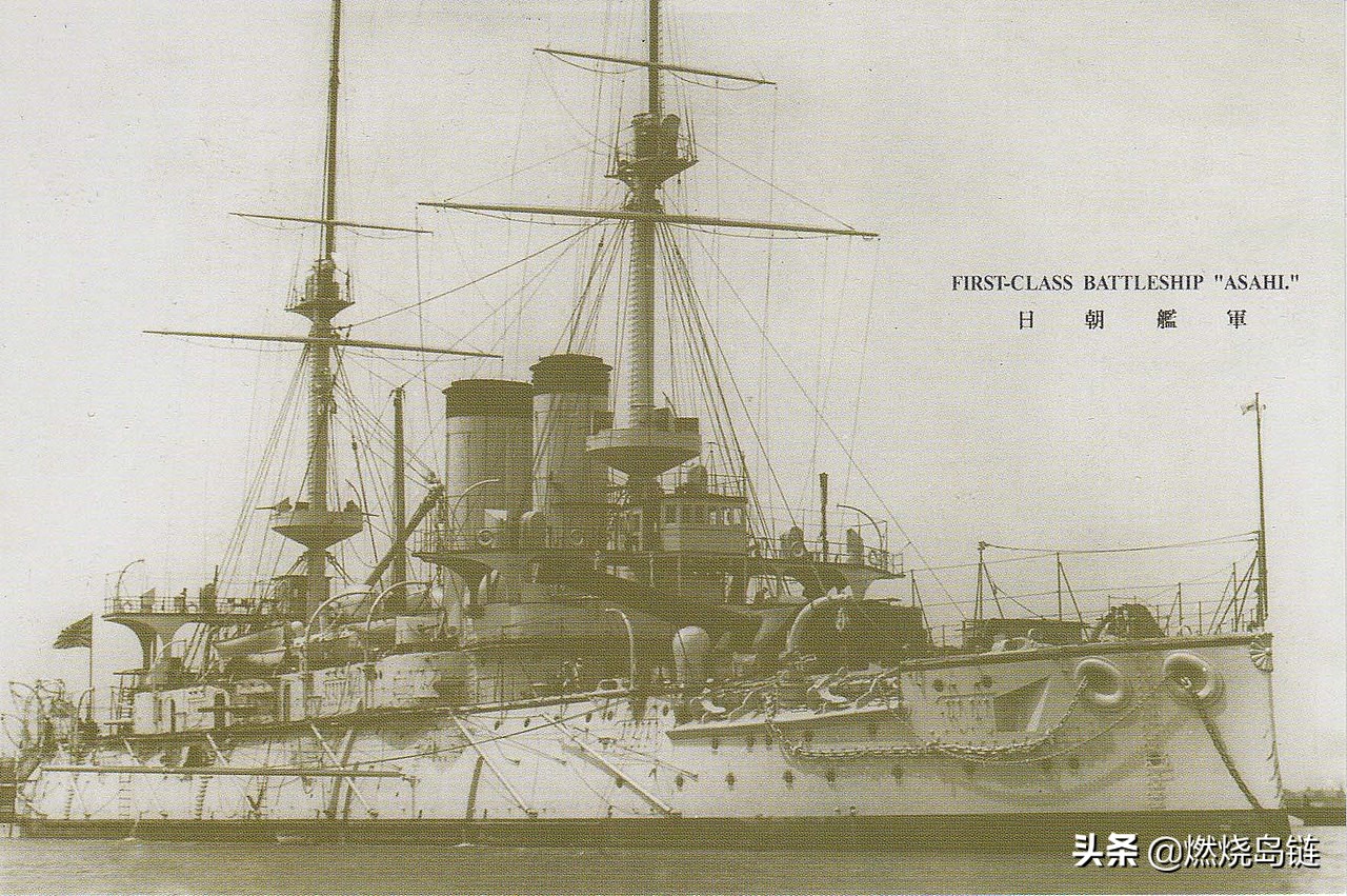 日俄战争中日本联合舰队的主力敷岛级战列舰