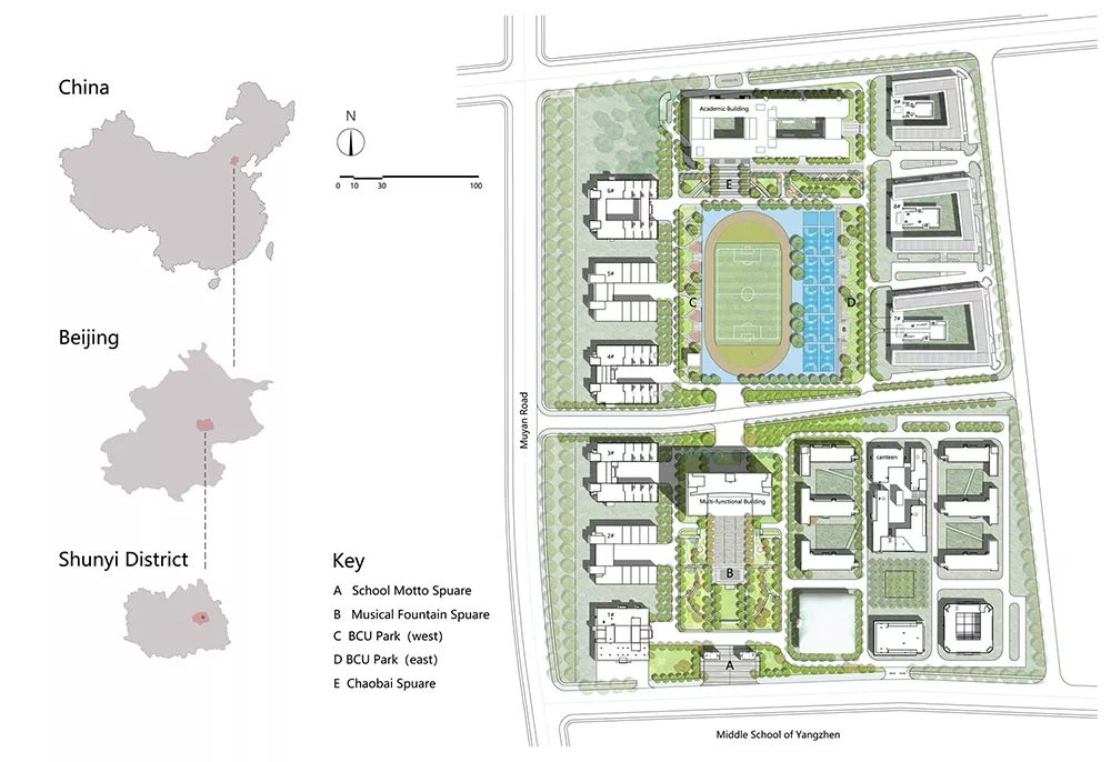 2019园冶杯专业奖丨北京城市学院顺义校区景观综合提升