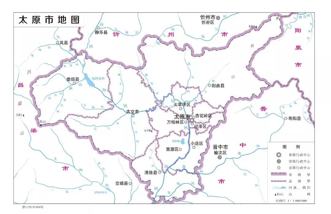 此次山西上线发布的2019版山西省系列标准地图,包括山西省和11设区市图片