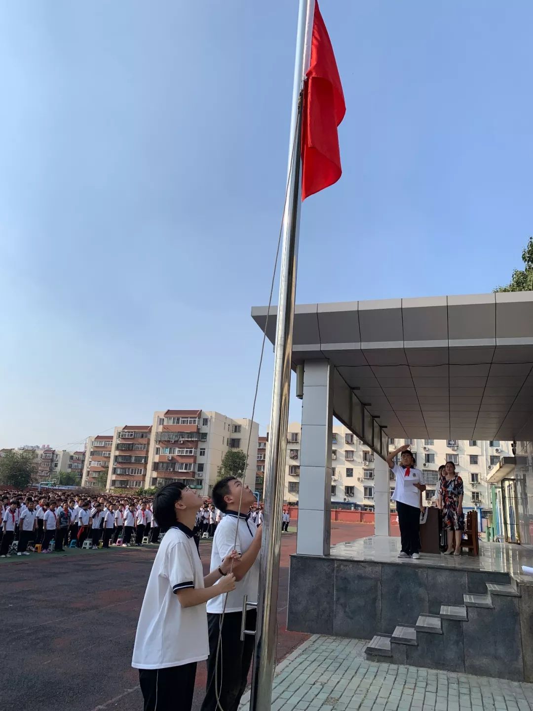 新学期新起点新希望唐山市第二十一中学召开20192020学年秋季开学典礼