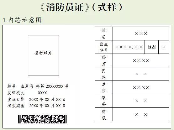 消防员证